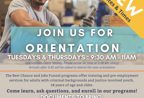 Best Chance Orientation Flyer