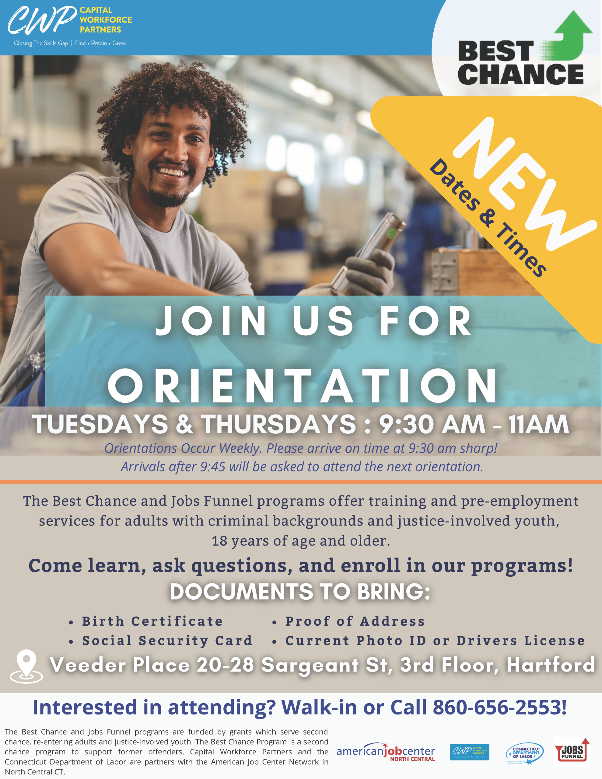 Best Chance Orientation Flyer