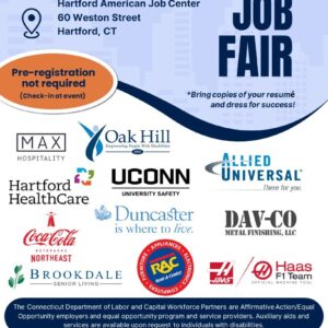 6-25-26 Hartford Job Fair Flyer