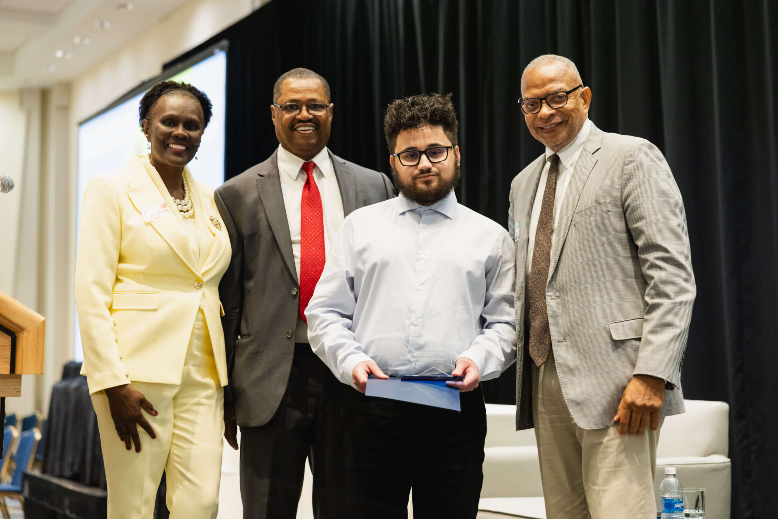 Future Workforce Youth Awardee with CWP Leadership at the 2026 Annual meeting