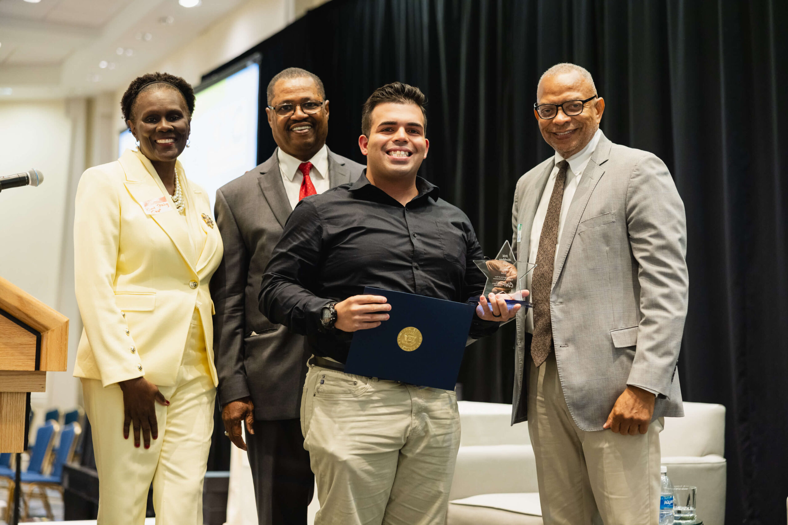 Future Workforce Youth Awardee with CWP Leadership at the 2026 Annual meeting